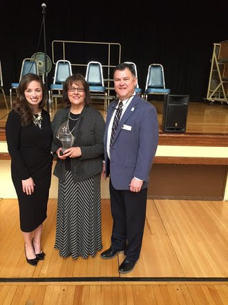 Sharon Duffey, music teacher in Pine Bluffs is honored by Arch Coal and WDE